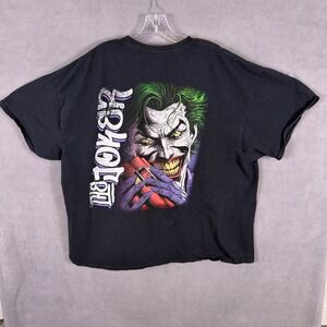 The Joker‎ Batman Villain Mens Black T-Shirt 3XL